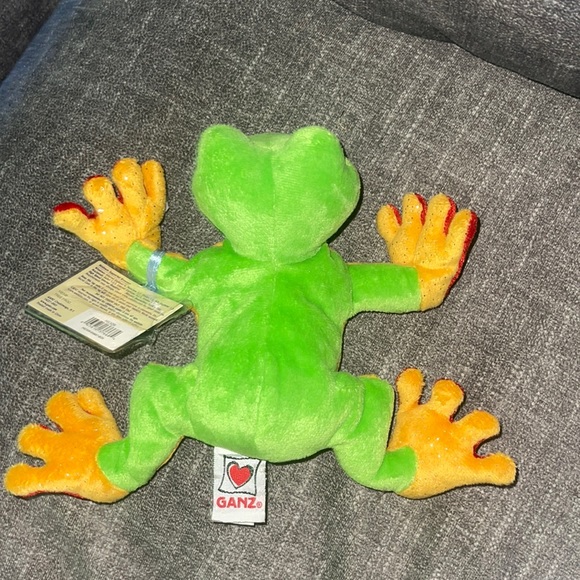 LIL’ Kinz WEBKINZ Ganz TREE FROG HS109 hang & but Tag No Code plush stuff animal - Picture 5 of 10